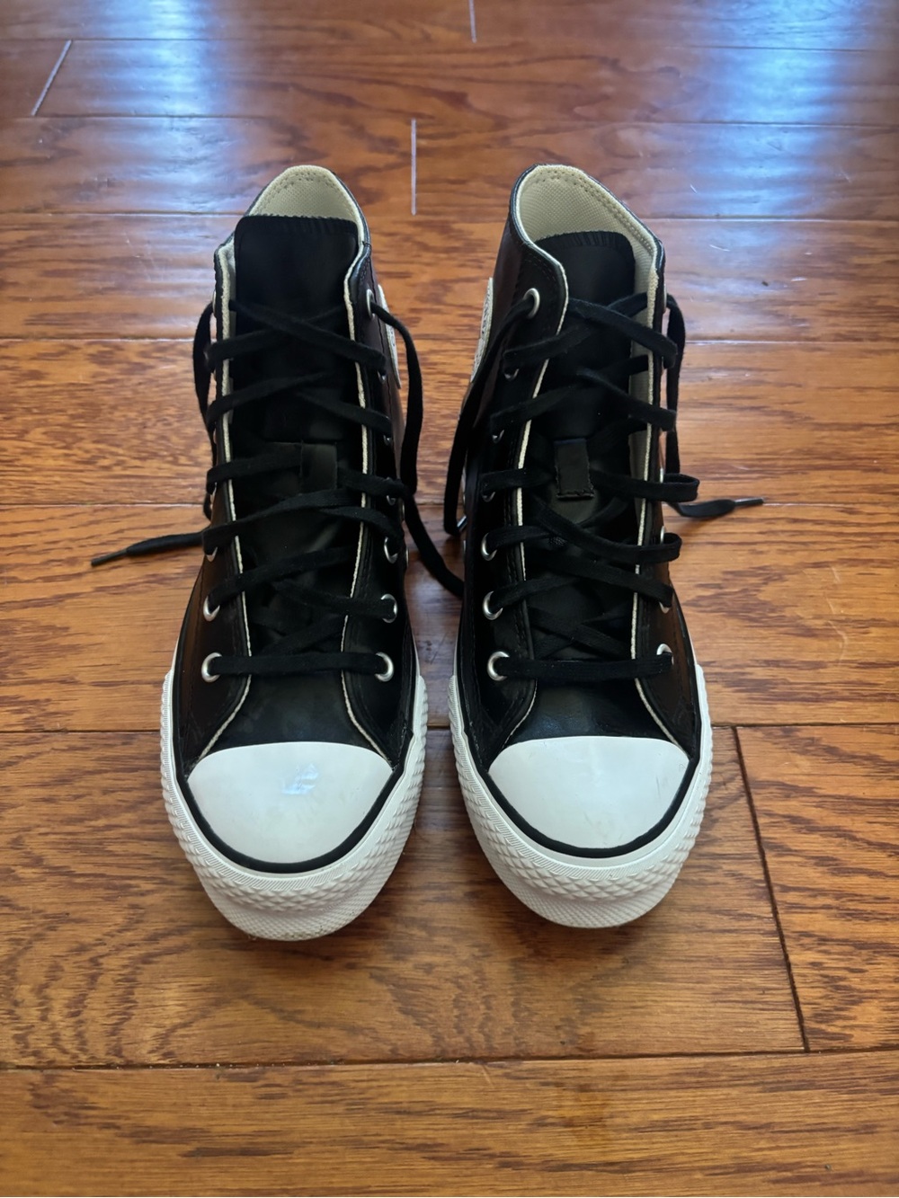 Converse Black High-Top Platform Sneakers